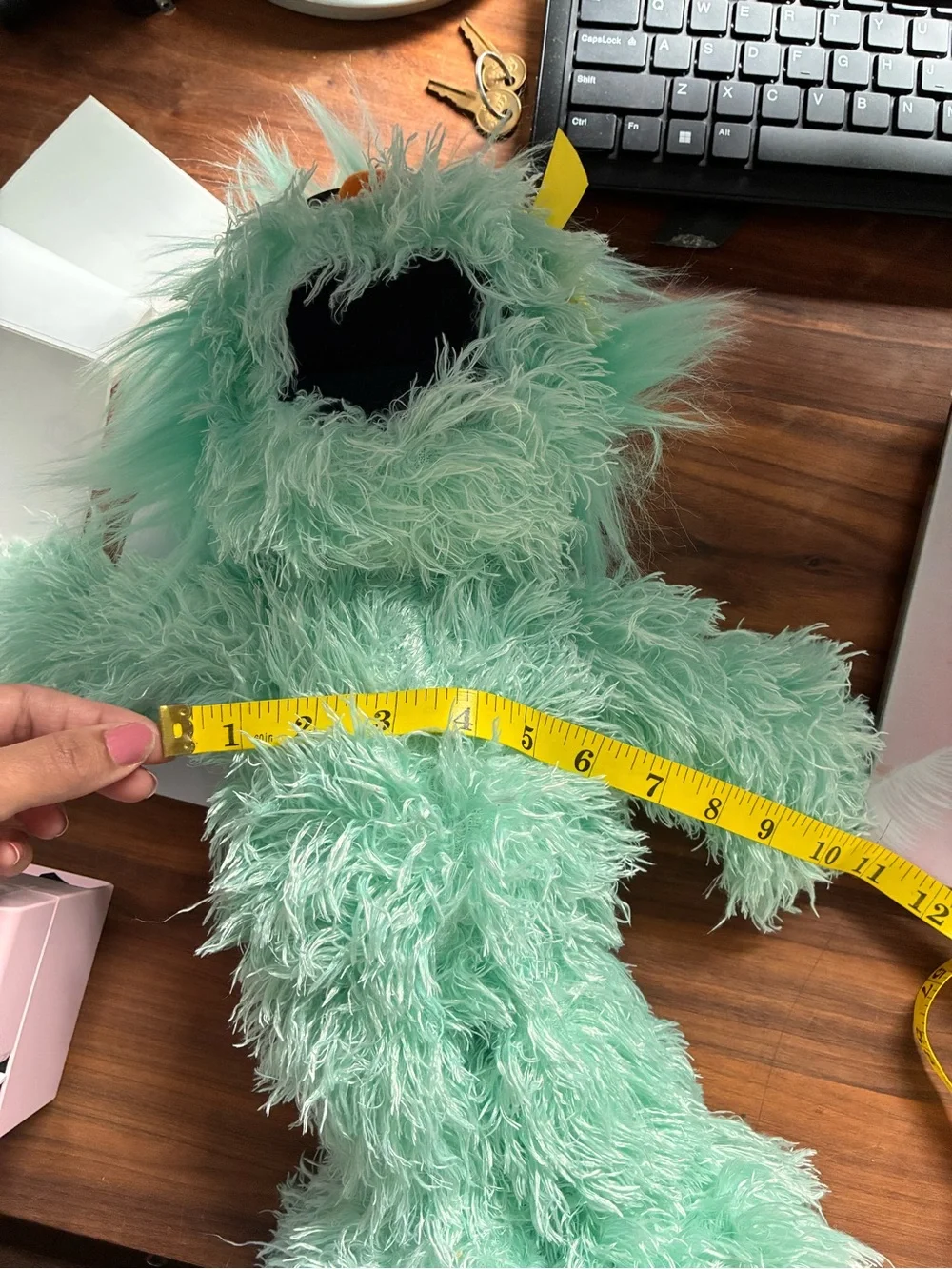 ROSITA Plush Small Toy - Mint Green Fluffy Comfort